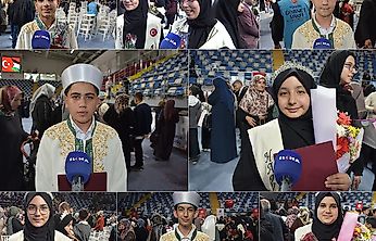 Hafızlar duygu ve hedeflerini anlattı