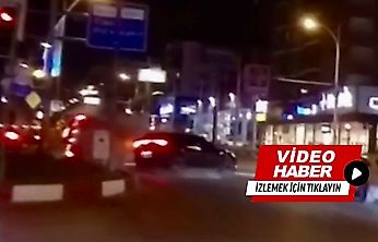 Hava Lojmanları Kavşağı'ndaki kaza kask kamerasında: İki yaralı