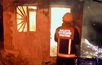 Hekimhan'da Baraka Yangını Korkuttu