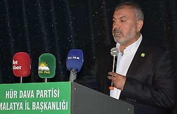 HÜDA PAR Genel Başkan Yardımcısı Demir'den Malatya Kongresinde 'kardeşlik' vurgusu