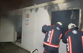 Konteyner Kentte Akşam Saatlerinde Yangın Paniği