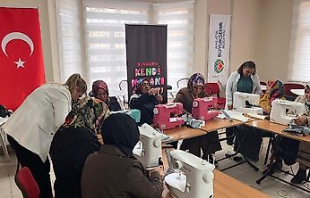 Malatya Büyükşehir Belediyesinden  Kadınlara Yönelik Dikiş Atölyesi