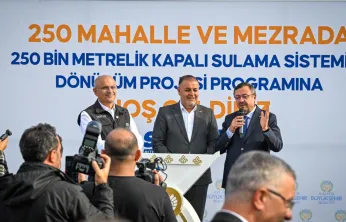 Malatya Büyükşehir'den 250 Mahalleye 250 Bin Metrelik Sulama Desteği