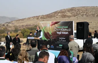 Malatya'da '11 Kasım Milli Ağaçlandırma Günü'nde 2 bin 200 Fidan Toprakla Buluştu