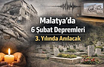 Malatya'da 6 Şubat İçin Kapsamlı Anma Programı