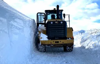 Malatya'da Belediyelerden Eş Zamanlı Kar Mesaisi