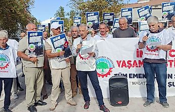 Malatya'da Emeklilerden Seyyanen Zam Çağrısı
