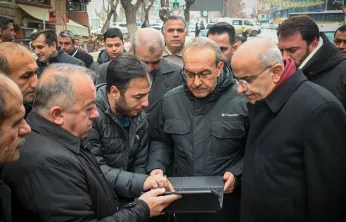 Malatya'da Fuzuli Caddesi Çalışmaları Yerinde İncelendi