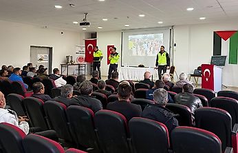 Malatya'da Servis Şoförlerine Öğrenci Güvenliği Eğitimi