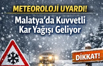 Malatya İçin Kar Alarmı! Yüksek Kesimlerde Yoğun Kar Bekleniyor