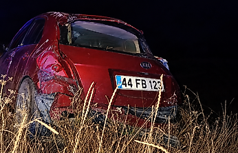 Malatya Kuzey Çevre Yolu'nda Korkutan Kaza: 2 Kişi Ağır Yaralandı