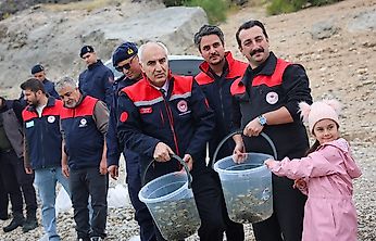 Malatya'nın Baraj ve Göletlerine 1,3 Milyon Sazan Yavrusu