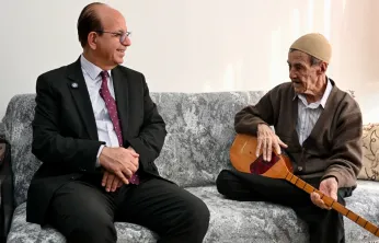 Malatya'nın Değerlerine Vefa: Başkan Geçit, Abuzer Aşkınses'in Evinde