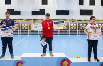 Malatyalı Utkan Demirci, Türkiye Salon Okçuluk Şampiyonu Oldu