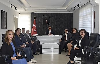 Malatyalılardan Didim Kaymakamı Mesut Çoban'a Ziyaret