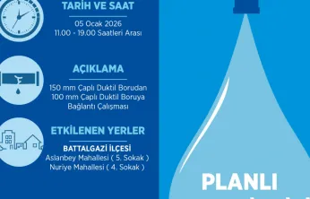 MASKİ'den Açıklama: Bakım ve Onarım Nedeniyle Su Kesintisi Olacak