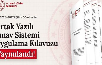 MEB'in Ortak Yazılı Sınav Sistemi 26 Ekim'de kullanıma açılıyor