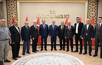 MESOB Heyetinden Vali Seddar Yavuz'a Ahilik Haftası Ziyareti