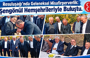MHP Malatya İl Başkanı Turgay Şengönül, Akçadağ Resuluşağı'nda Hemşehrileriyle Buluştu