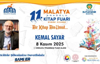 Onur Konuğu Prof. Dr. Kemal Sayar  Malatya Kitap Fuarı'nda