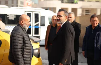 Talip Şahin'den Taksi Esnafı ve Galericiler Sitesine Ziyaret