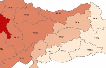 TÜİK, Türkiye'nin gelir haritasını paylaştı