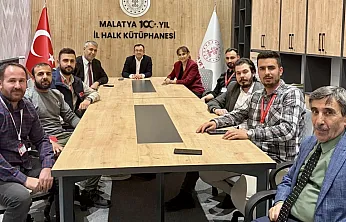 Türk Kültür Sanat Sen Heyeti Malatya'da Kurum Ziyaretlerinde Bulundu