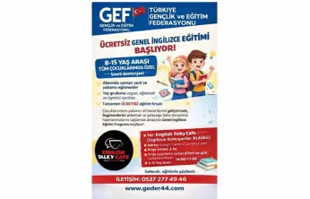 Türkiye Gençlik ve Eğitim Federasyonu'ndan Ücretsiz İngilizce Eğitimi