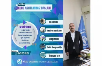 Ülkü Ocakları Malatya: Eğitim ve Kültür Vakfı Sertifikalı Kurslarla Öğrencilerle Buluşuyor