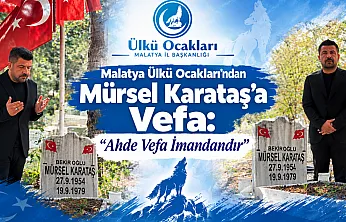 Ülkücü Şehit Mürsel Karataş, Şehadet Yıl Dönümünde Dualarla Anıldı
