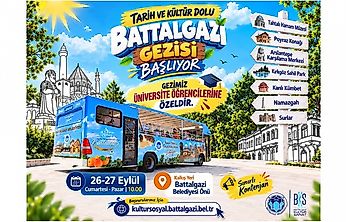 Üniversite Öğrencileri Üstü Açık Otobüsle Battalgazi'yi Keşfedecek