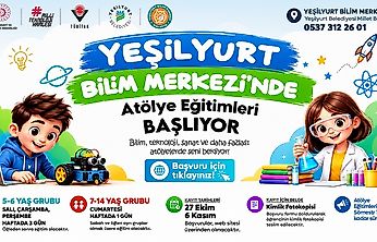 Yeşilyurt Belediyesi'nden Çocuklara Bilim, Teknoloji ve Sanat Desteği