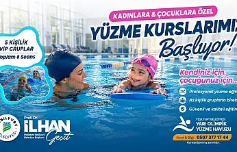 Yeşilyurt Belediyesi Yarı Olimpik Yüzme Havuzunda Yüzme Kursları Başlıyor