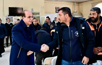 Yeşilyurt'ta Kış Mesaisi: Başkan Geçit Personelle Buluştu