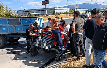 Yeşilyurt'ta Trafik Kazası: Traktör Sürücüsü ve Yolcusu Yaralandı