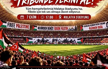 Yeşilyurtspor- Siirt Spor Maçında Gazze'ye Destek Mesajı Verilecek