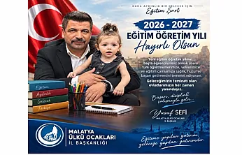 Yusuf Sefi'den 2026-2027 eğitim öğretim yılı mesajı