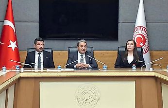 Yusuf Sefi'den MHP'li Fendoğlu'na TBMM'de ziyaret