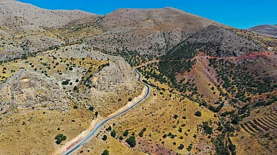 55 Kilometrelik Grup Yolunda Çalışmalar Sürüyor