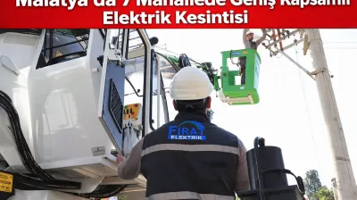 7 İlçede Saatler Sürecek Elektrik Kesintisi Uyarısı