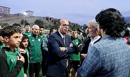 İlhan Geçit, Yeşilyurtspor'un Geleceğin Yıldızlarıyla Buluştu