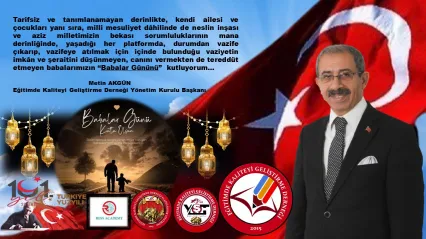 Başkan Akgün'den Babalar Günü Açıklaması