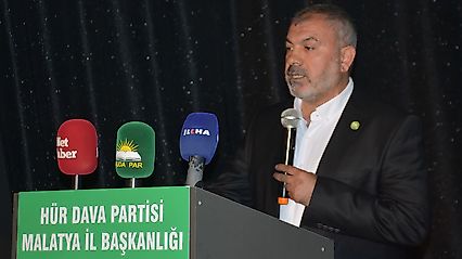 HÜDA PAR Genel Başkan Yardımcısı Demir'den Malatya Kongresinde 'kardeşlik' vurgusu