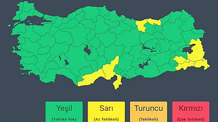 İçişleri Bakanlığı uyardı: 18 ilde kuvvetli yağış ve fırtına bekleniyor