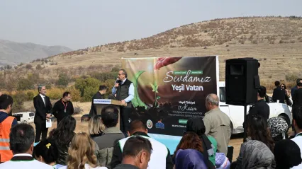 Malatya'da '11 Kasım Milli Ağaçlandırma Günü'nde 2 bin 200 Fidan Toprakla Buluştu