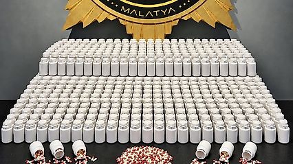 Malatya'da Uyuşturucu Operasyonu: 46 Bin 189 Hap Ele Geçirildi