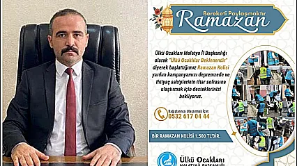 Malatya Ülkü Ocakları'ndan İhtiyaç Sahiplerine Ramazan Kolisi Desteği