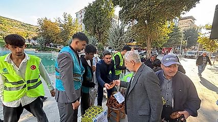 Malatya Ülkü Ocakları'ndan Şehitler İçin Anlamlı Vefa