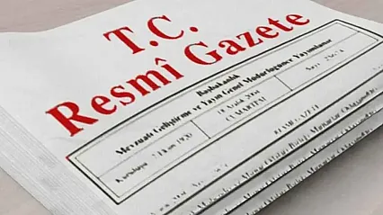 Resmî Gazete'de Bugün