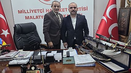 Yerli ve Milli Parti'den MHP Malatya İl Başkanı Şengönül'e ziyaret